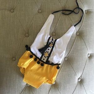Baby Girl boutique style romper
